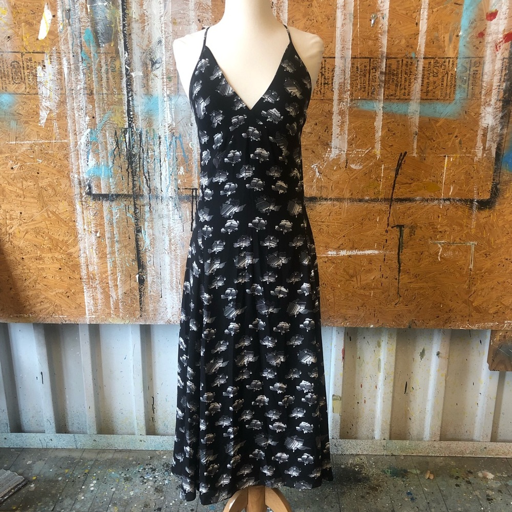 Rebecca Minkoff black floral maxi (*new)